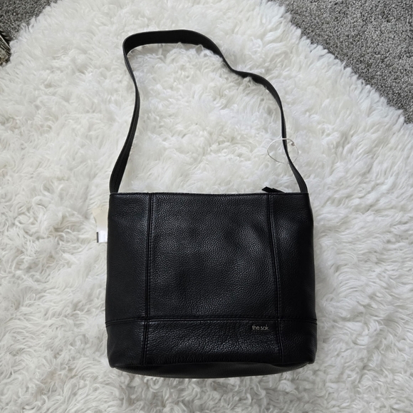 The Sak De Young Leather Hobo. Black. New.Softly structured and perfectly prop - Picture 1 of 8